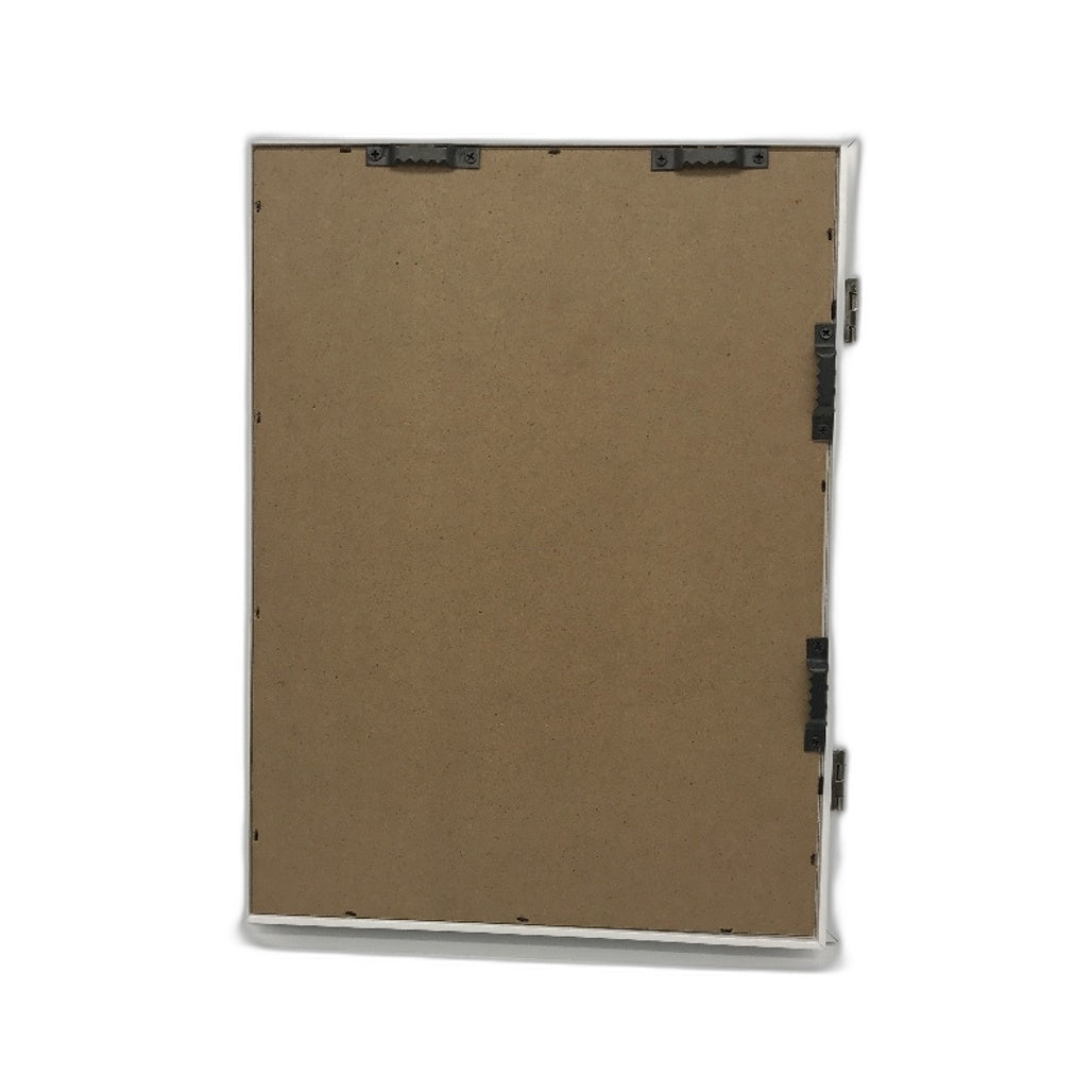 2 Pack Front Opening A4 Display Art Picture Frame White Border NEW