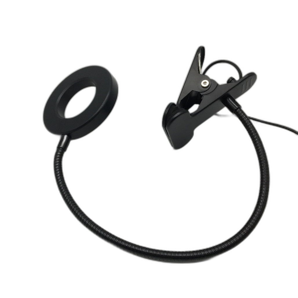 LED Desk Lamp Clip On Reading Light Dimmable USB Power 3 Lighting Colour NEW