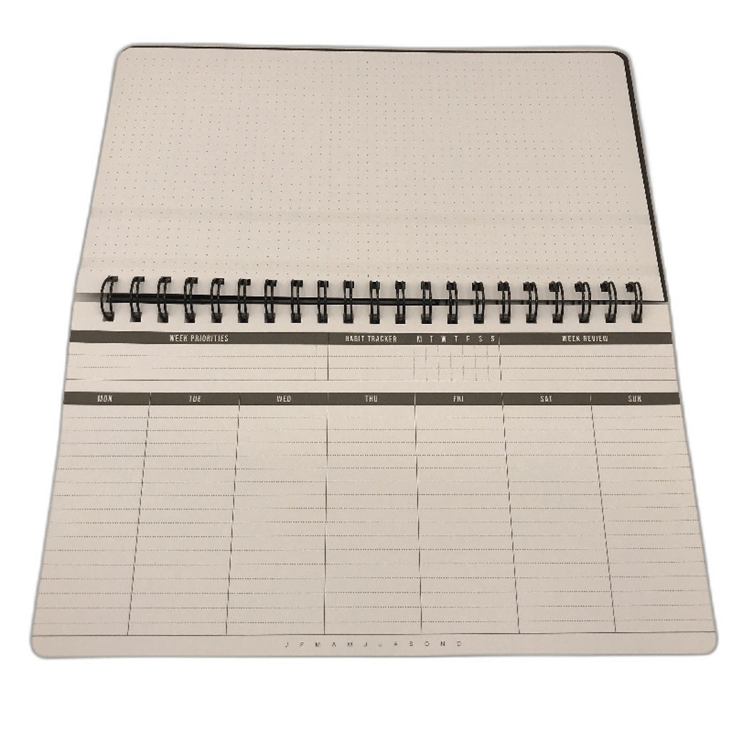 Scribbles That Matter Weekly Planner Notebook Spiral Bound & Pen NEW