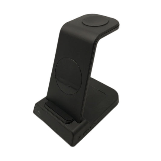 Multifunctional Wireless Charging Station Phone Stand Time Display NEW