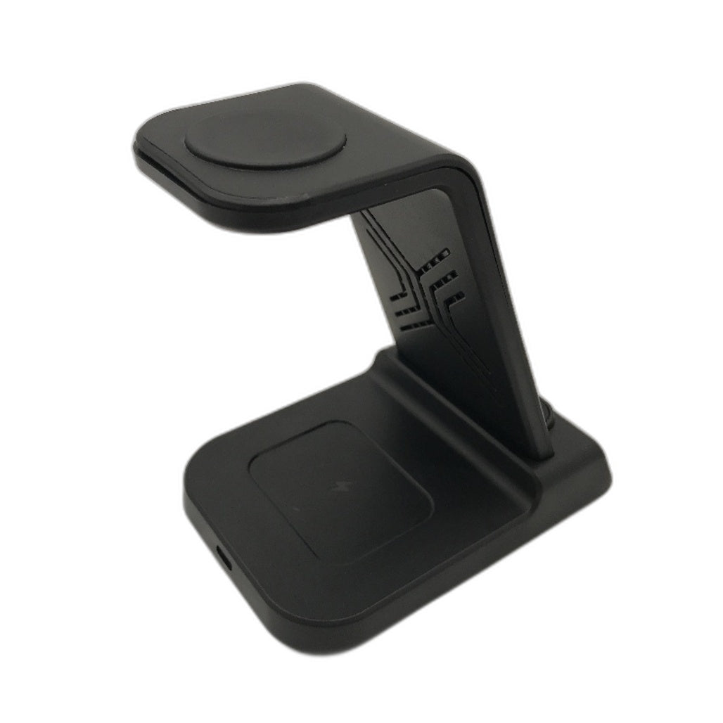 Multifunctional Wireless Charging Station Phone Stand Time Display NEW