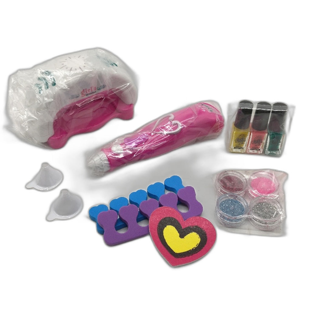 Girl's Creative Style Nail Art Studio Endless Designs Nail Dryer With Light NEW