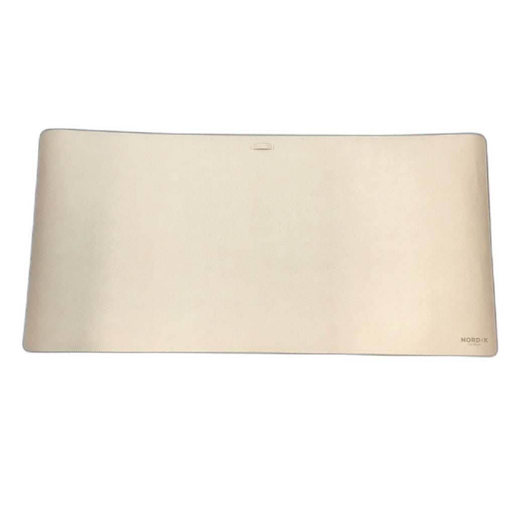 Nordik By Design Large Leather Tan Desk Mat Mouse Friendly Cruelty Free NEW