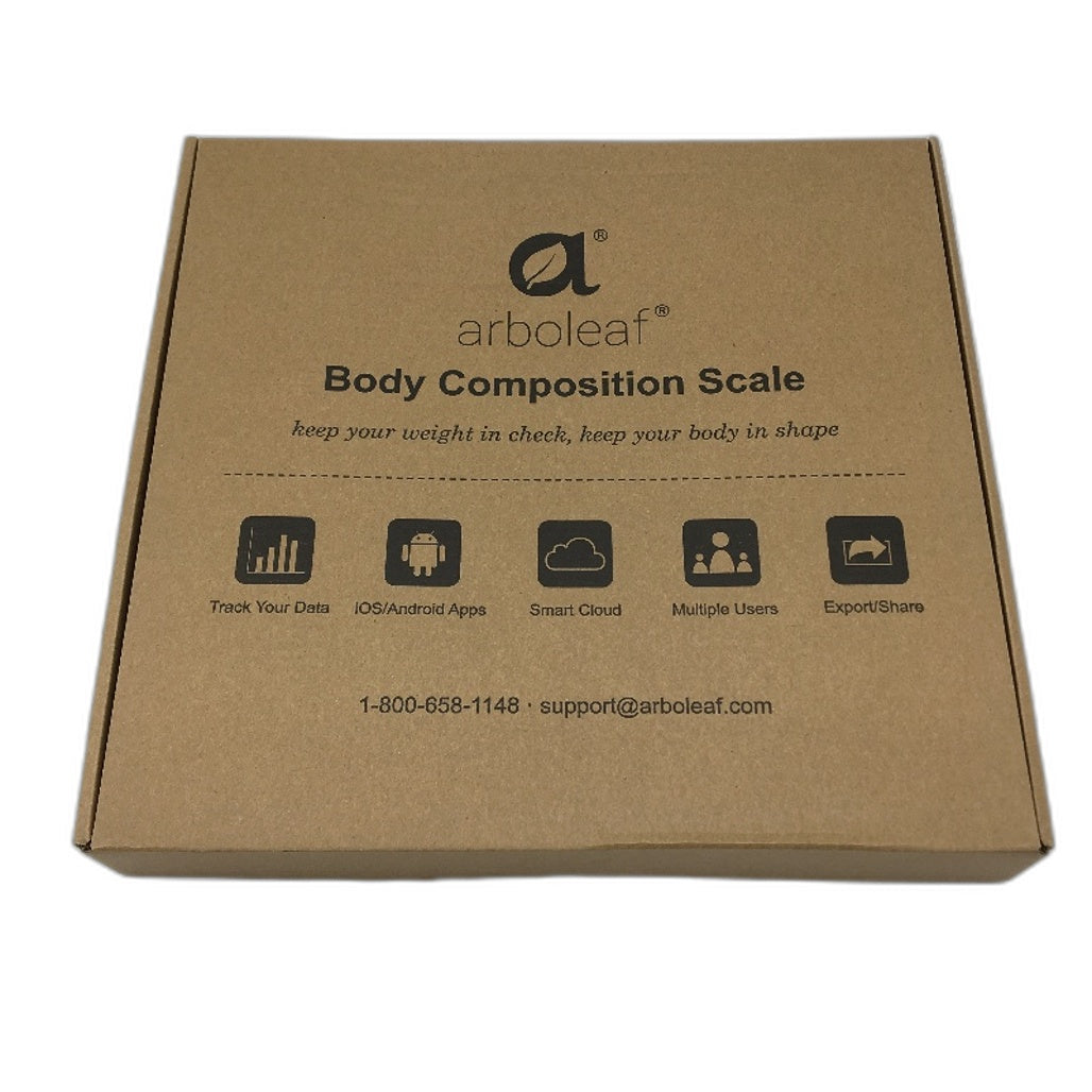 Arboleaf Body Composition Weight Fat Muscle Mass Bluetooth Smart Digital Scale NEW