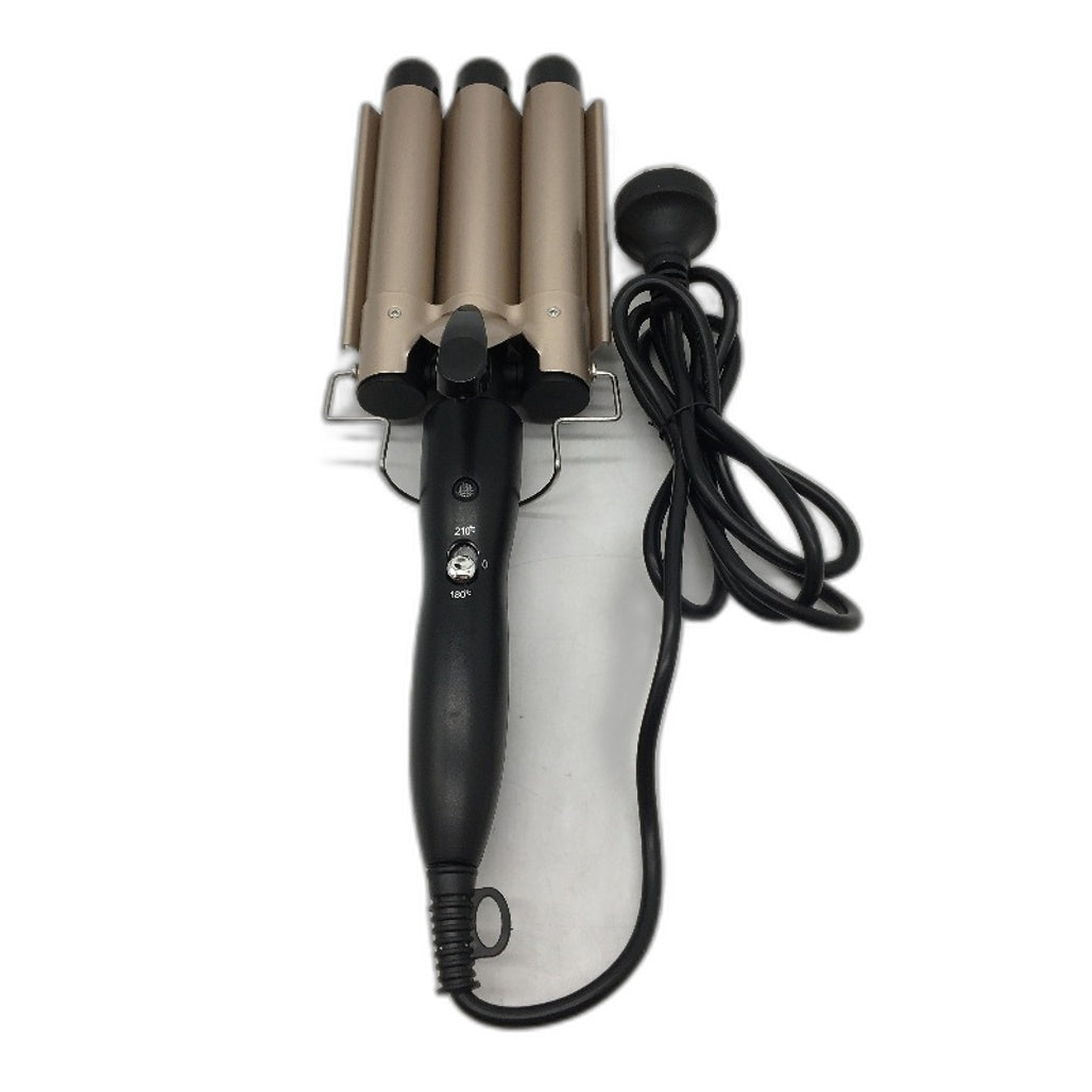 Hair Curler Curling Iron 3 Barrel Waver Wand Ceramic 25MM Fast Heating Styler