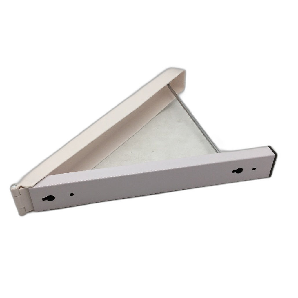 Foldable Wall Mounted Drying Rack Laundry Hanger Storage Plastic Rounded Corners