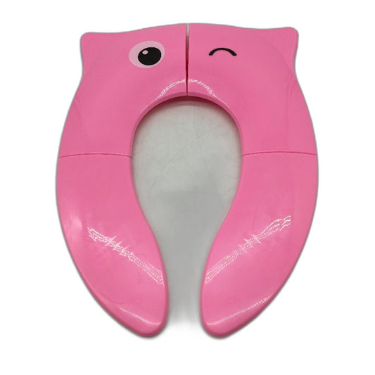 Kids Toddlers Folding Non Slip Potty Seat Toilet Cover Pad With Carry Bag NEW