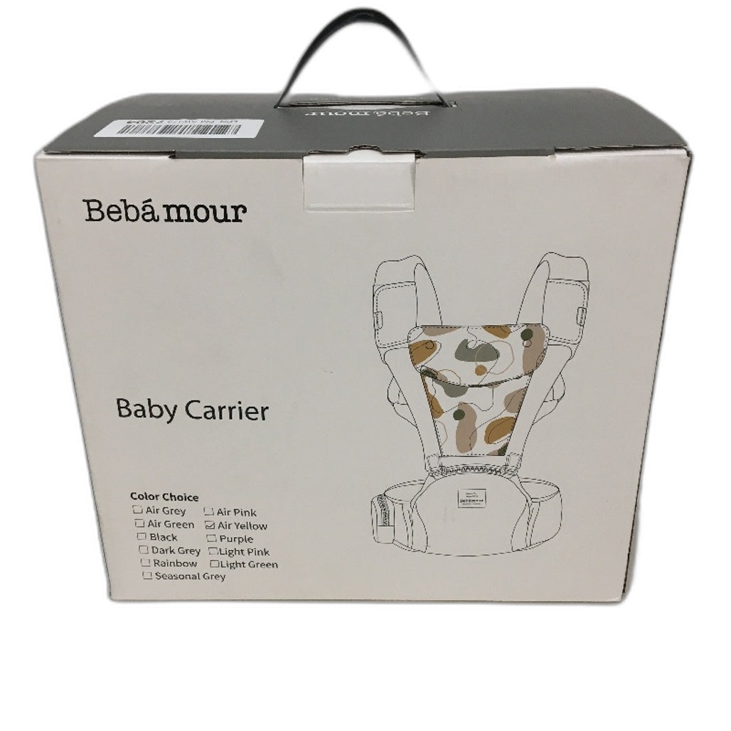 Bebamour Mesh Baby Carrier Foldable Air Yellow 0-36 Months TC2G NEW