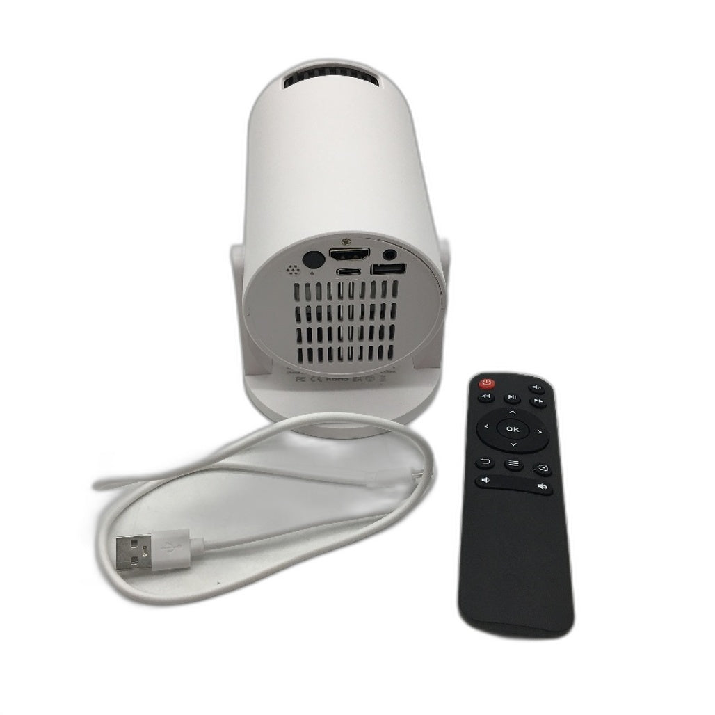 Rotundity Mini LED Projector WiFi Ready 1920x1080 Model M5 White NEW
