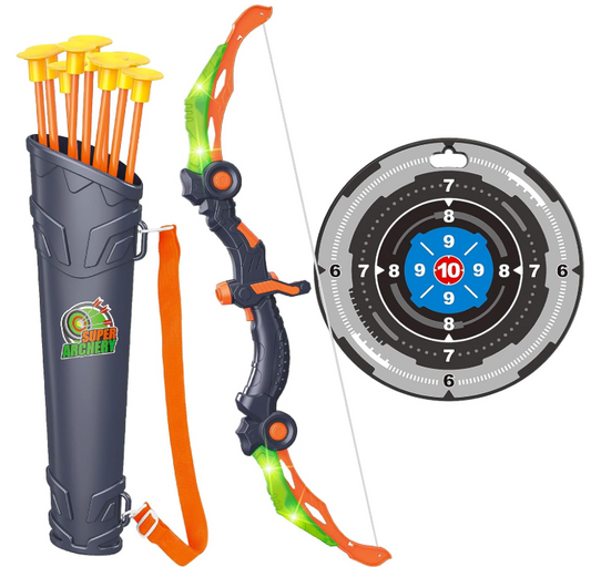 Gmaophy Sport Shooting Folding Bow Set Shooting Target & Quiver Ages 3 Up