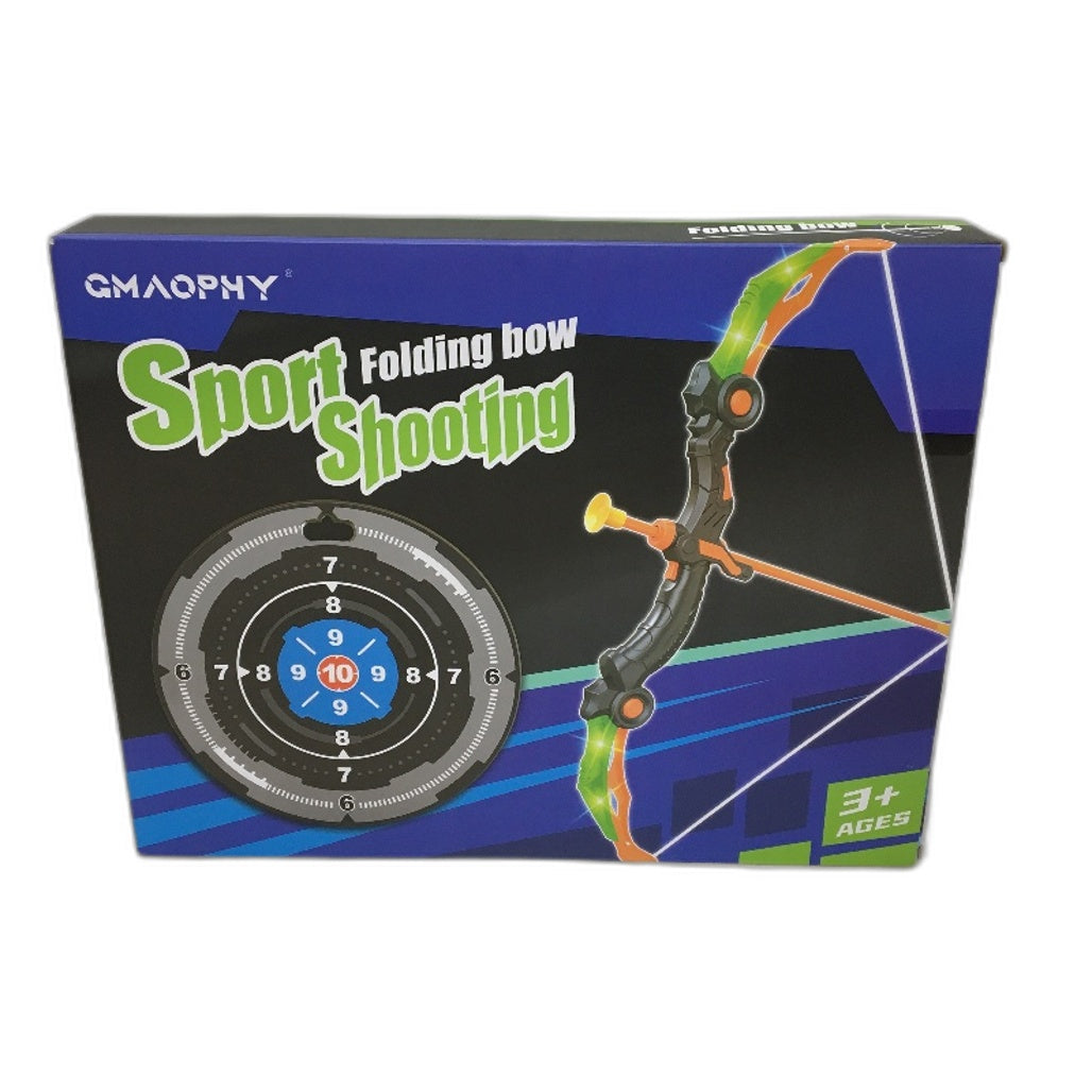 Gmaophy Sport Shooting Folding Bow Set Shooting Target & Quiver Ages 3 Up