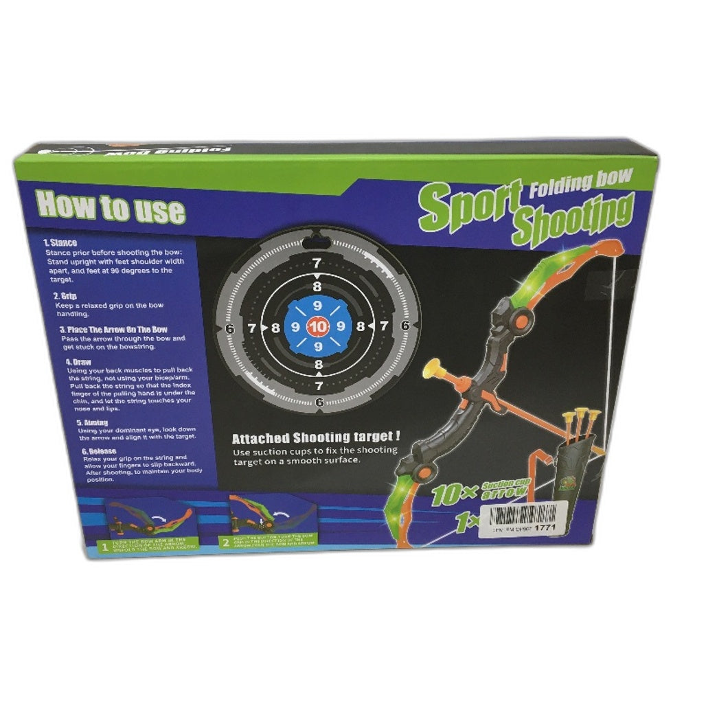 Gmaophy Sport Shooting Folding Bow Set Shooting Target & Quiver Ages 3 Up