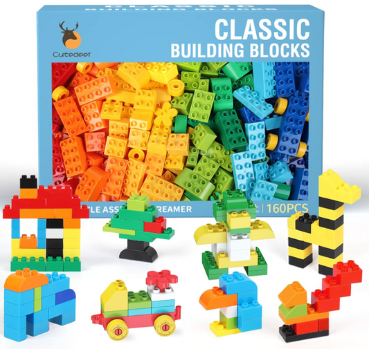 Cutedeer Classic Muilticoloured Building Blocks Freestyle Assembly Dreamer