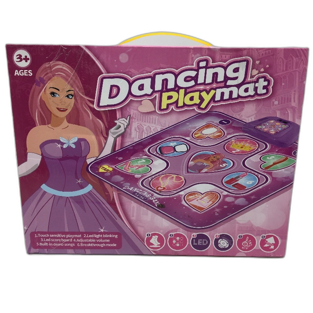 Dancing Playmat Toy Touch Sensitive LED Scoreboard & Light Built In Songs NEW