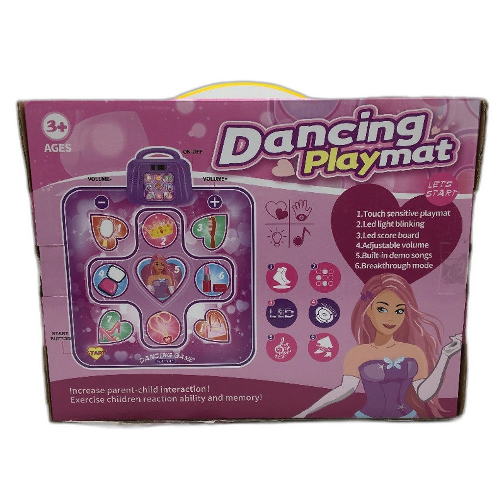 Dancing Playmat Toy Touch Sensitive LED Scoreboard & Light Built In Songs NEW