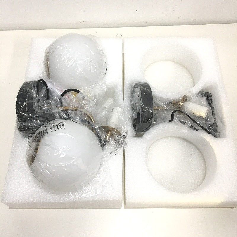 Kuzzull Set of 2 Hanging Wall Lights Sconces With Plug In Cord Switch NEW