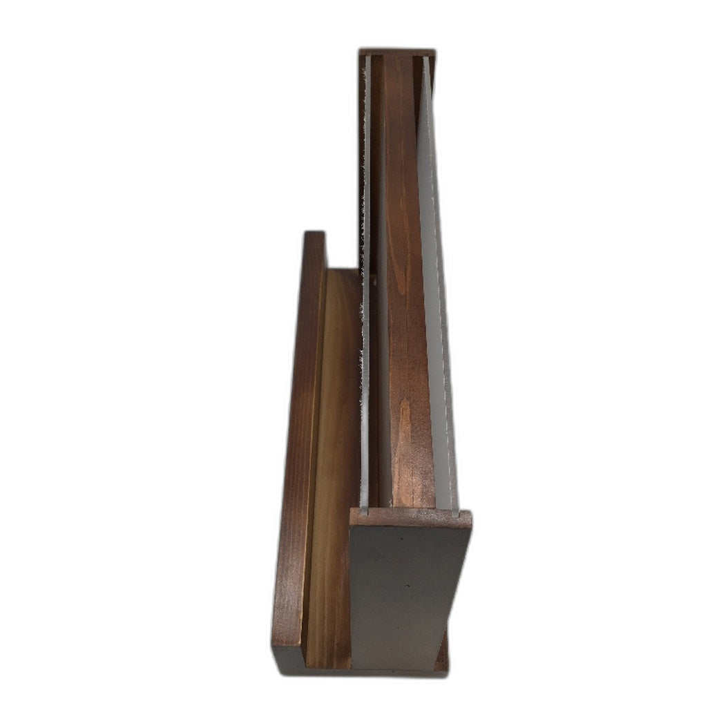 KISFAM Home Kitchen Magnetic Wooden Knife Block Holder With Protection Shield