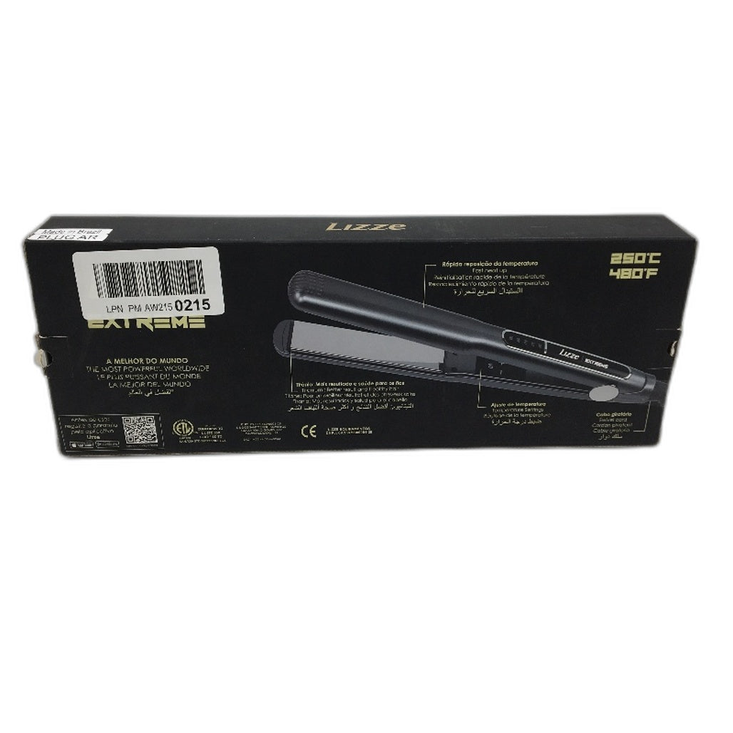 Lizze Extreme 5 Temperature Professional Flat Hair Straightener 250C 220V NEW