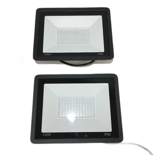 2 Pack 100W IP66 Outdoor Blue LED Flood Light for Parties and Stage Shows NEW