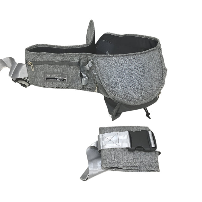 Bebamour Alpha X Grey Ergonomic Baby Hip Waist Carrier for 0 to 36 Months NEW