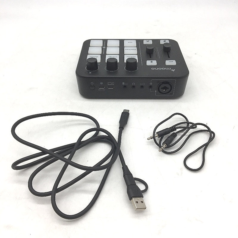 Maono MaonoCaster G1 Neo RGB Gaming Audio Mixer for Streaming in Black NEW