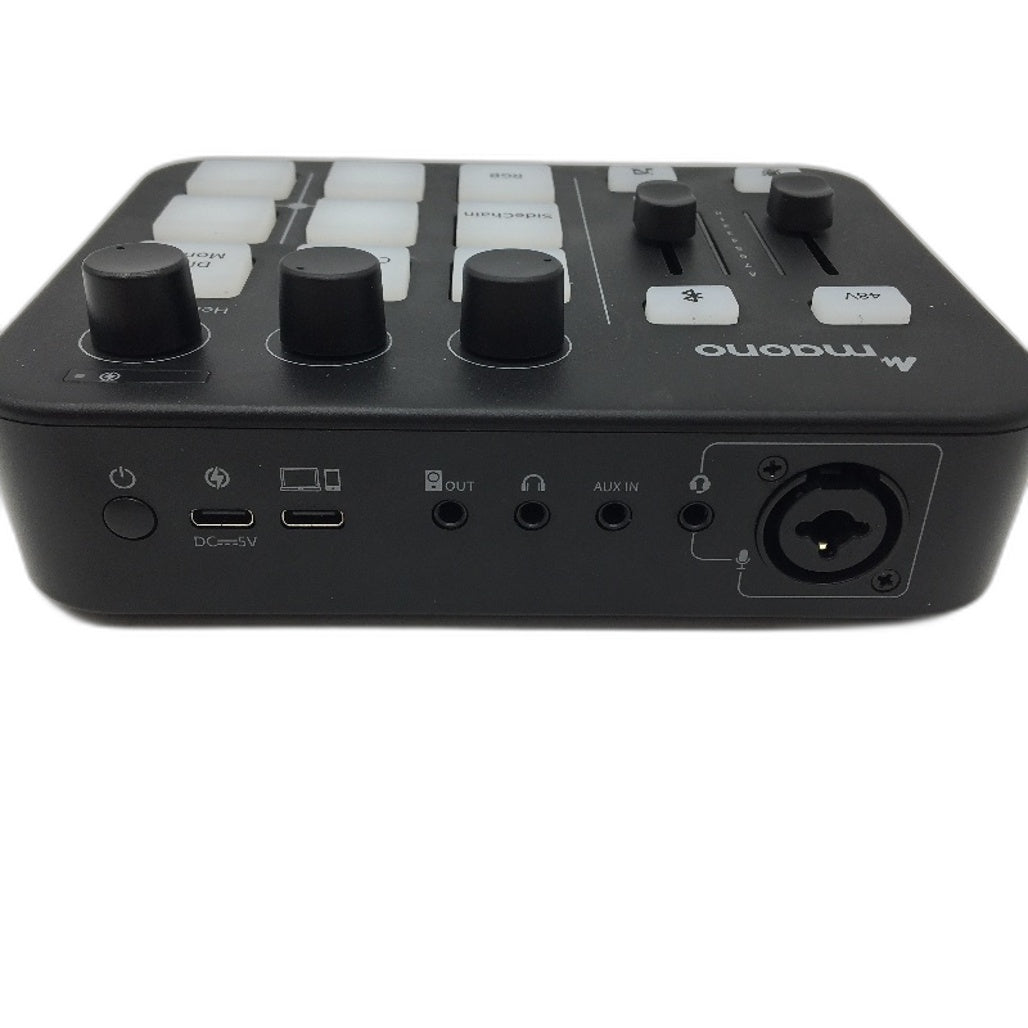 Maono MaonoCaster G1 Neo RGB Gaming Audio Mixer for Streaming in Black NEW