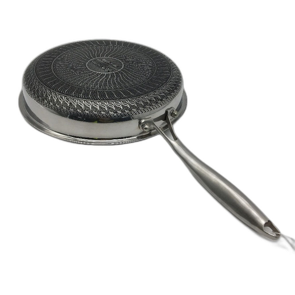 PWR WARE 11 Inch Hybrid Non Stick Dishwasher Safe All Hobs Frying Pan & Lid NEW