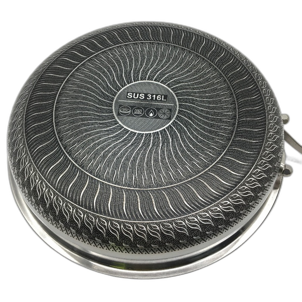 PWR WARE 11 Inch Hybrid Non Stick Dishwasher Safe All Hobs Frying Pan & Lid NEW