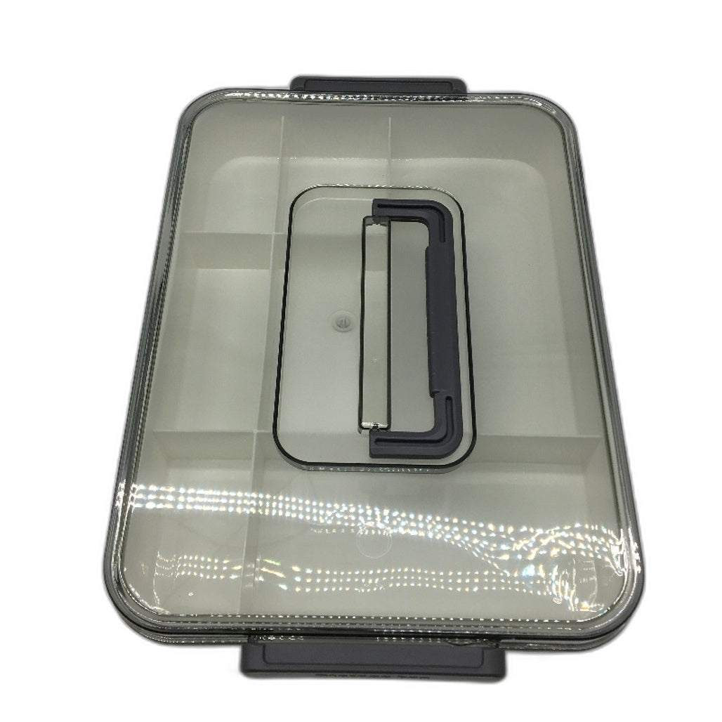8 Compartment 2 Layer Large Capacity Medicine Storage Box with Handles NEW