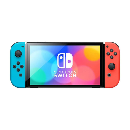 Nintendo Switch OLED Model 64gb Console in Neon Red and Blue Hong Kong Ver NEW