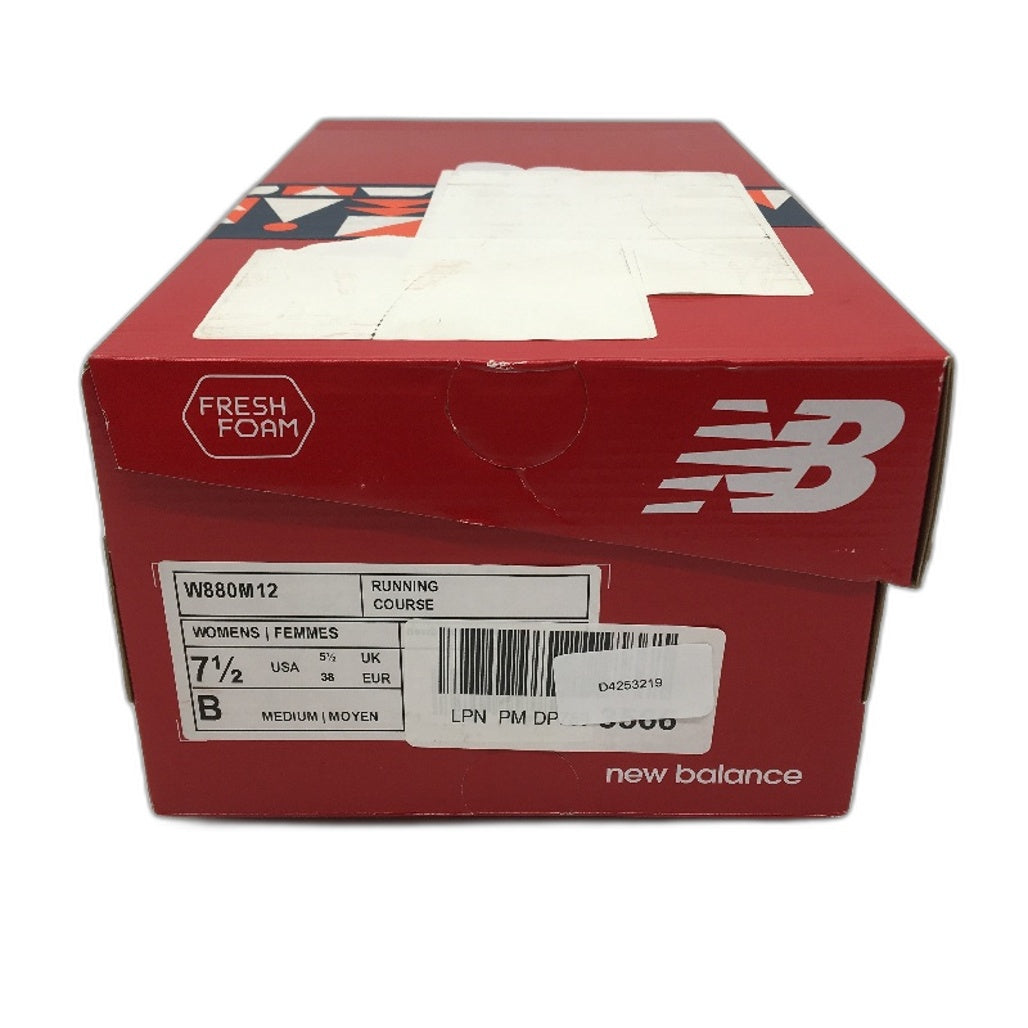 New Balance Fresh Foam Navy & Neon Running Shoes W880M12 Ladies Size US 7.5 NEW