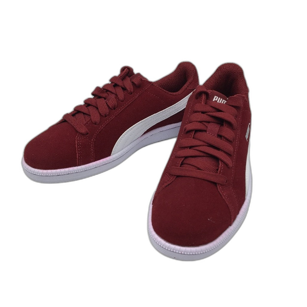 PUMA  Smash Suede Red Sneakers Shoes Ladies Size US 5.5 EU 37.5 NEW