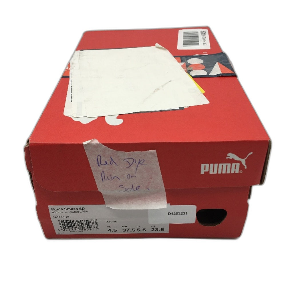 PUMA  Smash Suede Red Sneakers Shoes Ladies Size US 5.5 EU 37.5 NEW