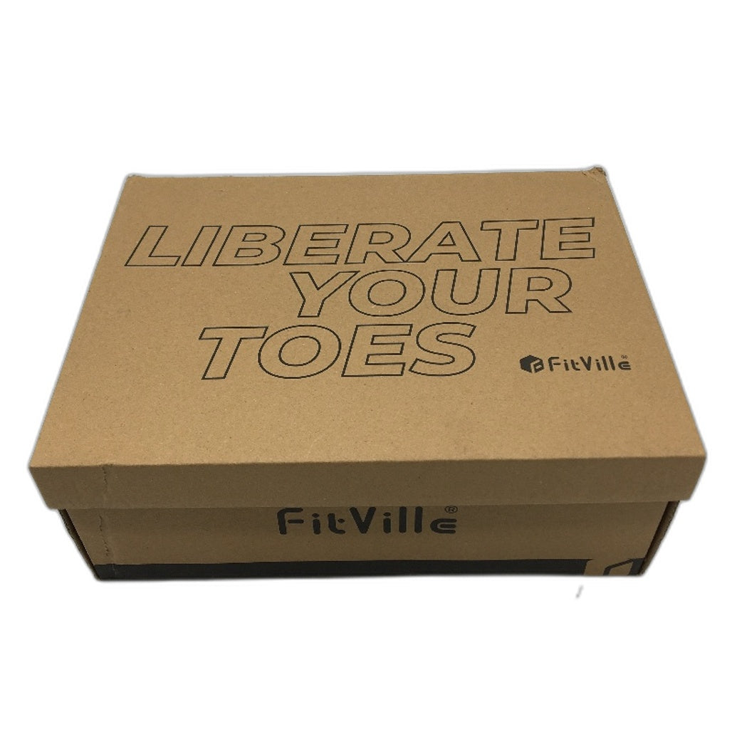 FitVille Black Easy Top Recovery Sandal V3 Mens Size US 8W EU 40 NEW