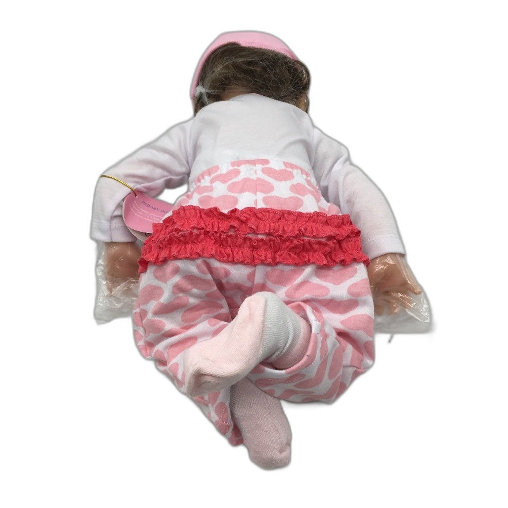 Reborn Baby Doll with Birth Certificate & Pink Accessories No. 0047 NEW