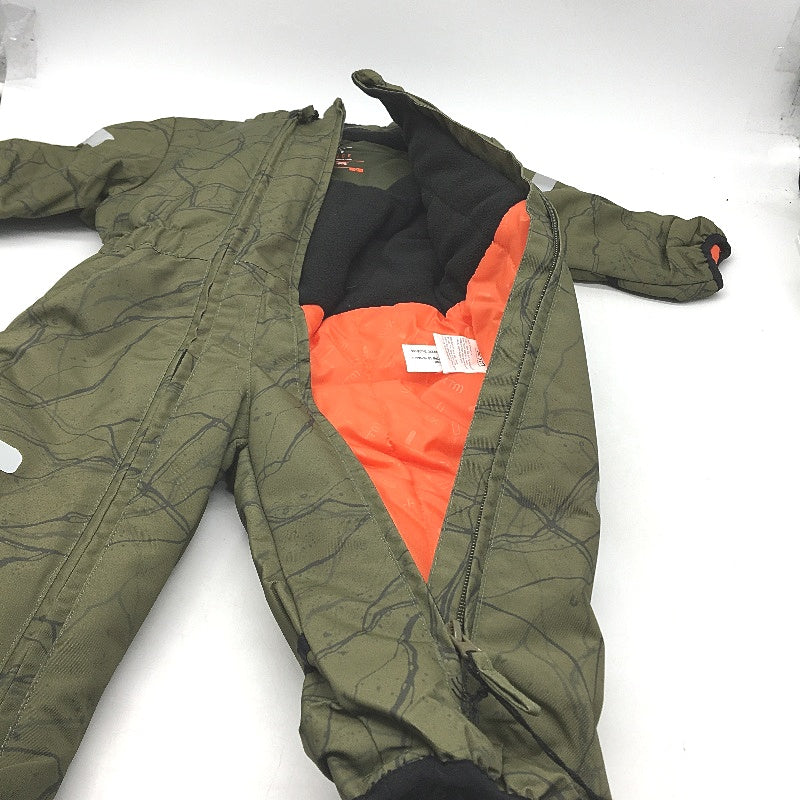XTM ReFlex Core Waterproof Moss Marble Kioko II Hooded Snow Suit Kids Sz 0 NEW