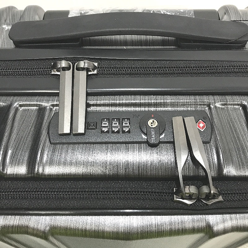 TydeCkare 20 Inch Dark Grey Carry On Travel Luggage Suitcase With TSA Lock NEW