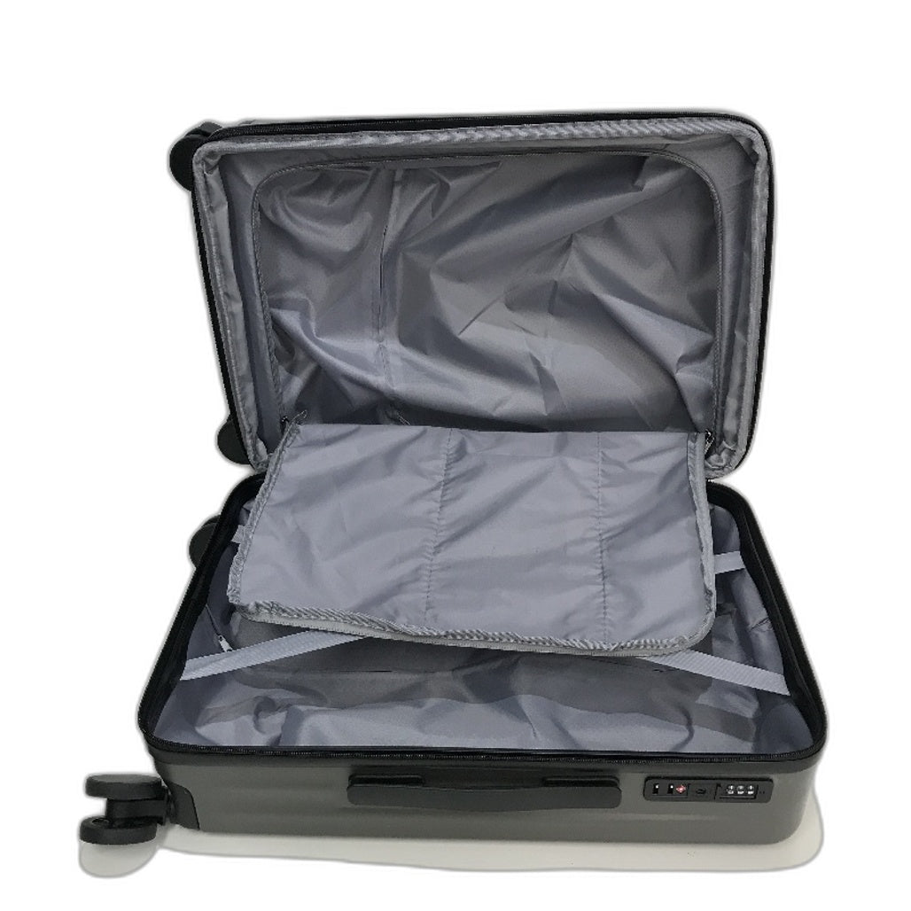 Slimbridge 20 Inch Grey Carry On Travel Luggage Suitcase With TSA Lock NEW