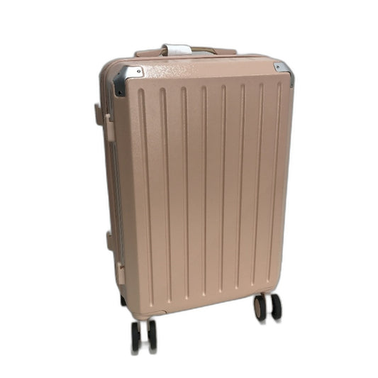 LIODUX 20 Inch Pink Hardshell Carry On Travel Luggage Suitcase With Lock