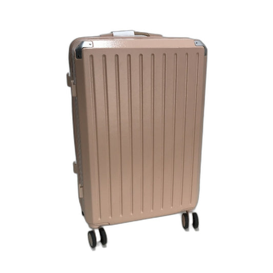 LIODUX 24 Inch Pink Hardshell Carry On Travel Luggage Suitcase With Lock