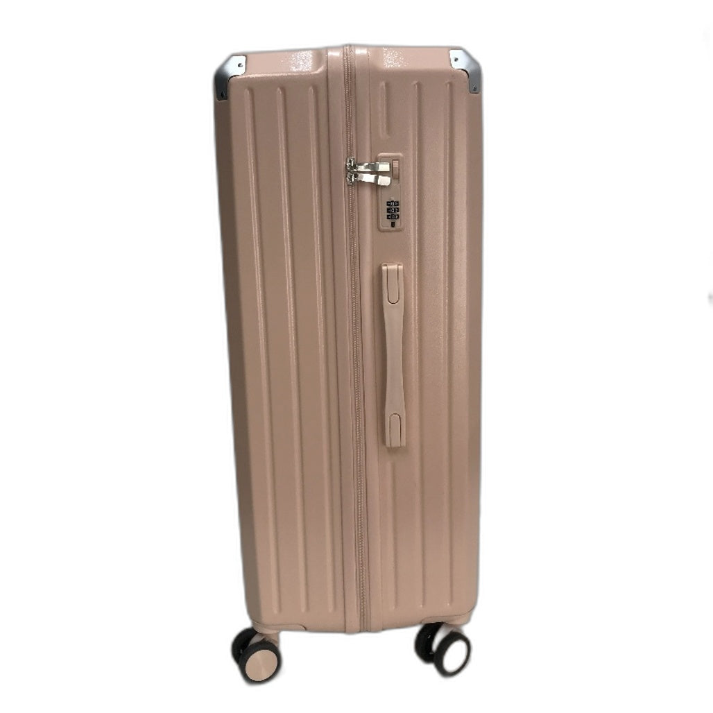 LIODUX 28 Inch Pink Hardshell Carry On Travel Luggage Suitcase With Lock