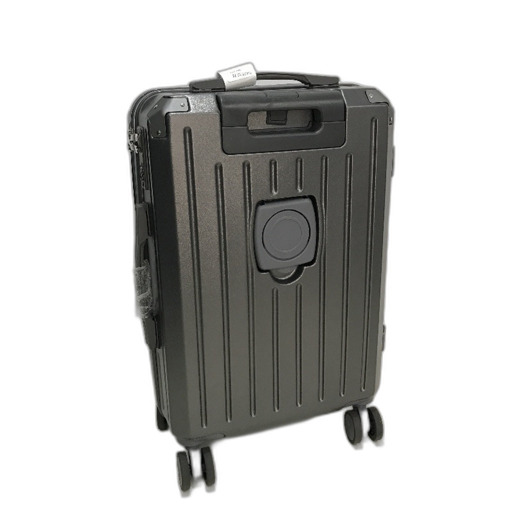 LIODUX 20 Inch Grey Hardshell Carry On Travel Luggage Suitcase With Lock
