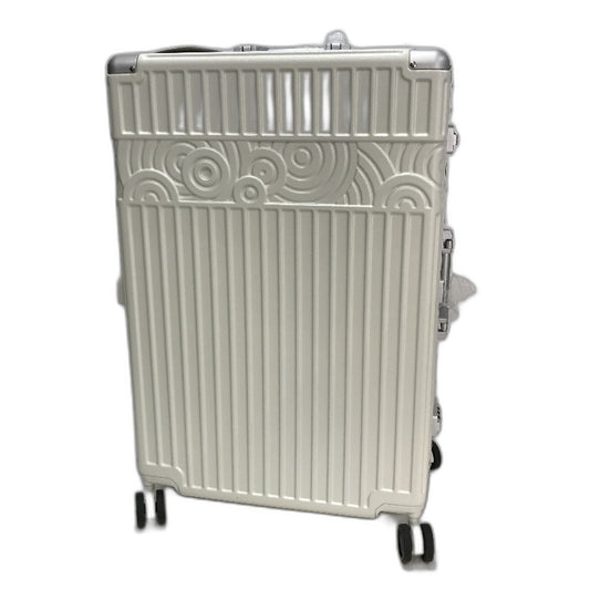 Krute 28 Inch White Hardshell Travel Luggage Suitcase With Lock No Zipper