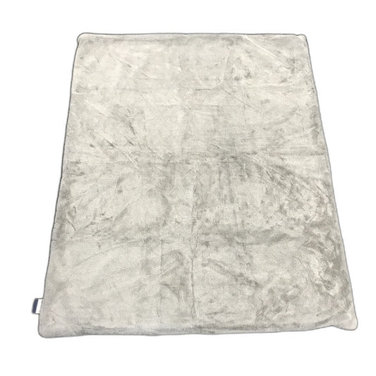Kirkton House Grey Super Soft Fluffy Plush Small Reversible Throw Blanket