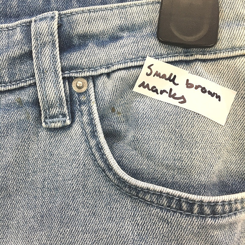 Riders by Lee Light Blue Hi-Mom High Rise Cuffed Ankle Denim Jeans Ladies Sz 14