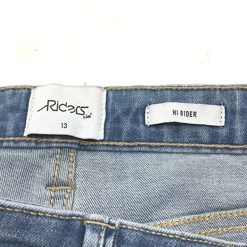 Riders by Lee Light Blue Hi-Rider High Rise Skinny Denim Jeans Ladies Size 13