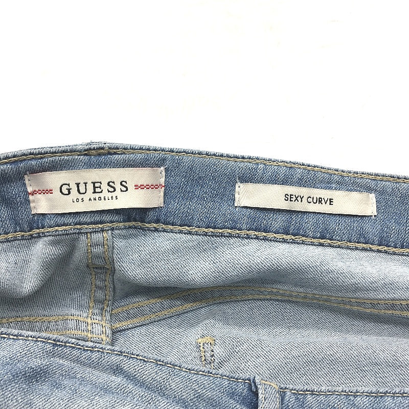 Guess Los Angeles Light Blue Sexy Curve Skinny Mid Denim Jeans Ladies Size 28