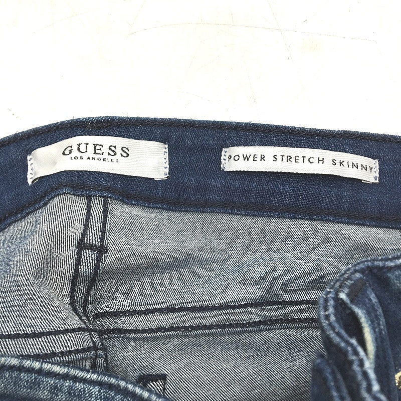 Guess Los Angeles Blue Power Stretch Skinny Denim Jeans Ladies Size 26 RG