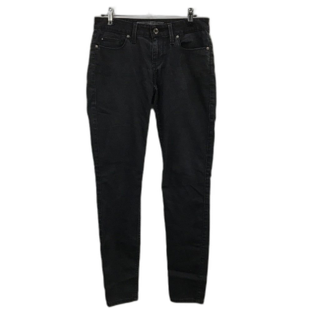 Guess Los Angeles Black Washed Power Skinny Low Rise Denim Jeans Ladies Size 27