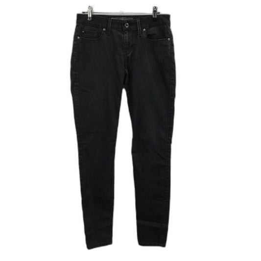 Guess Los Angeles Black Washed Power Skinny Low Rise Denim Jeans Ladies Size 27